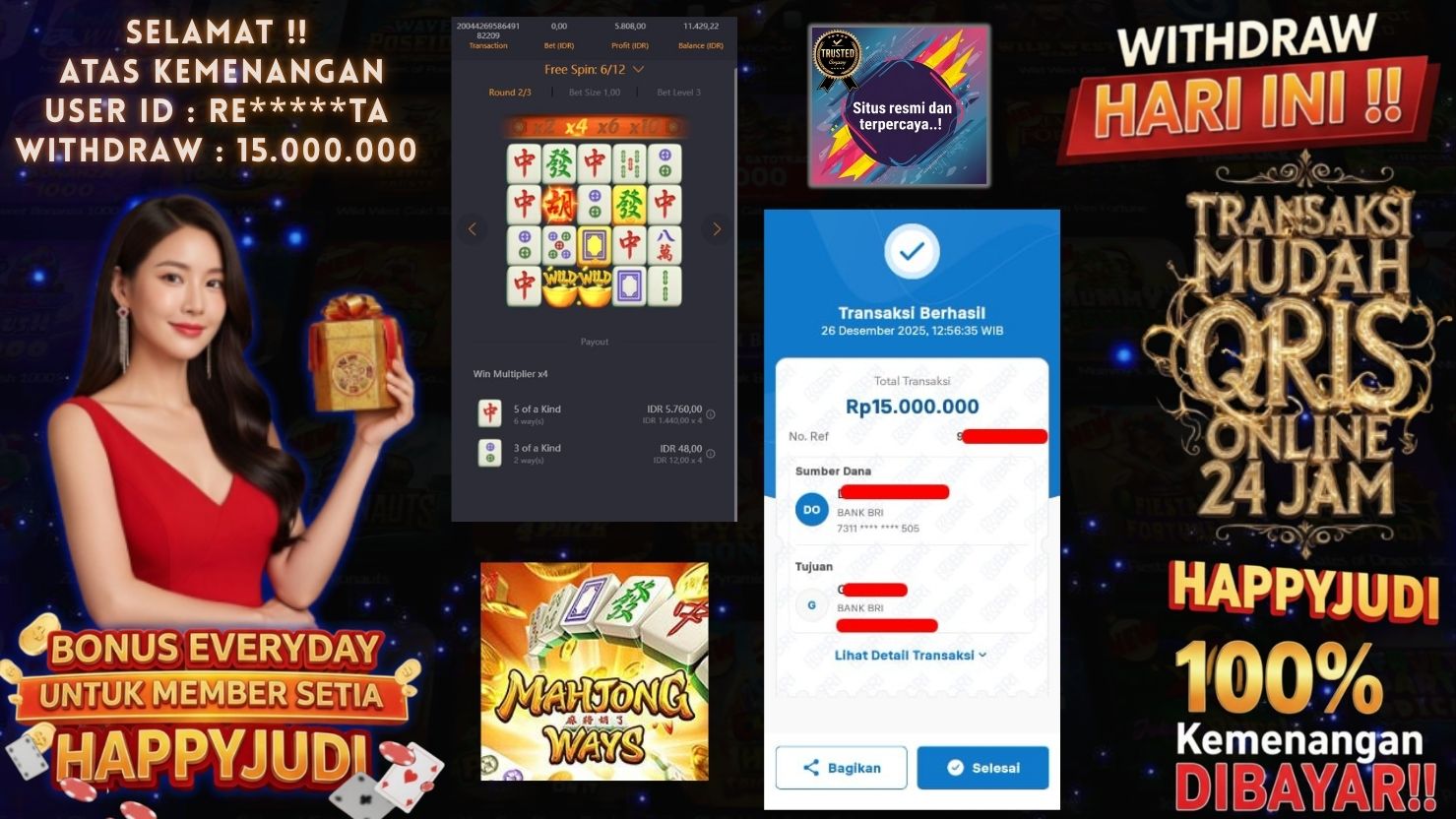 HAPPYJUDI JACKPOT SLOT MAHJONG WAYS